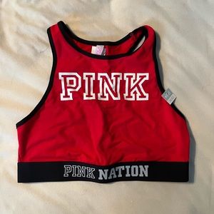 Pink nation sports bra. Brand new with tags